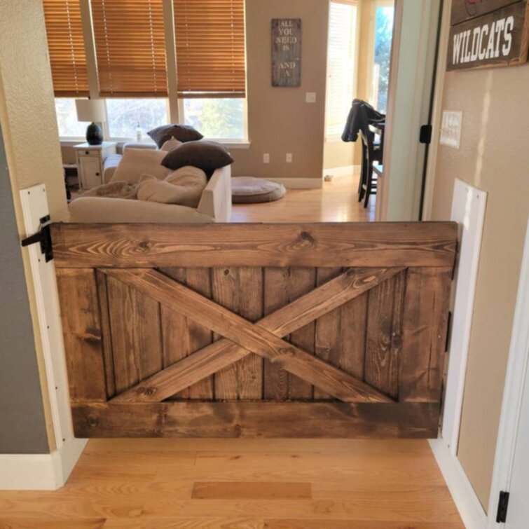 Sliding barn sale door dog gate